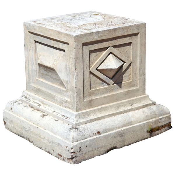 Baroque Style Cast Stone Pedestals