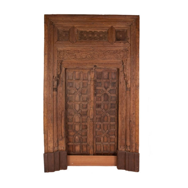 Carved Antique Door, Pakistan, 17th Century