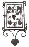 Vintage Lantern Panel with Grapevine Detail, France, c. 20th Century