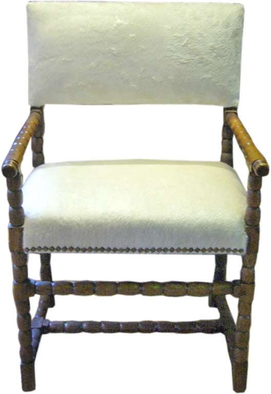 Hide Upholstered Chair