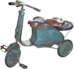 Vintage Two Seated Tricycle, Belgium c. 1940