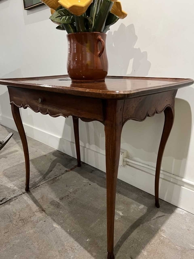 French Oak End Table, 18th Century