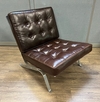 Vintage Brown Leather Lounge Chair