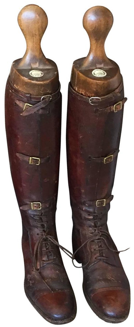 Boot Pair - Wood Inserts Inside
