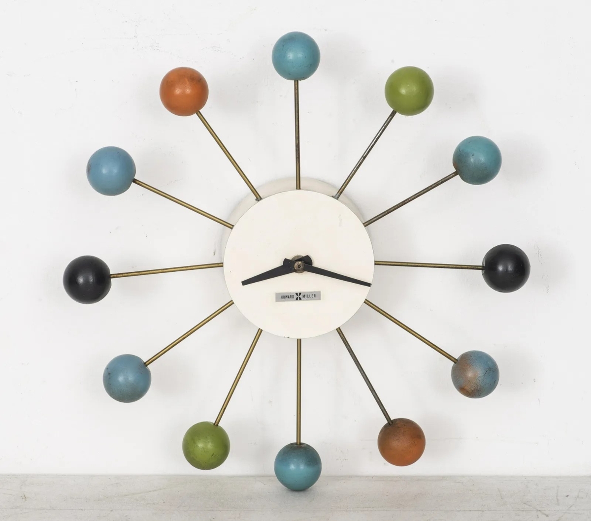 George Nelson Howard Miller Mid-Century Ball Clock