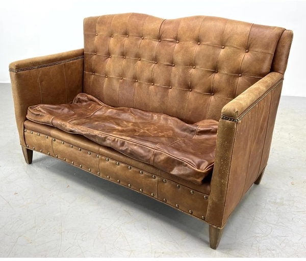 Old Hickory Tannery loveseat