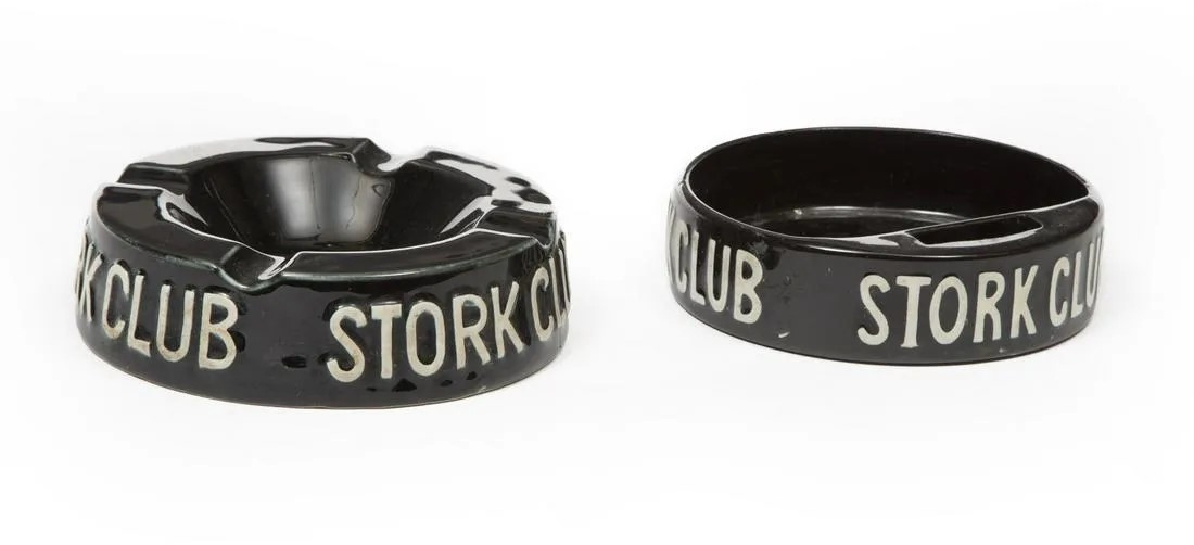Stork Club Ceramic Ashtray (left)