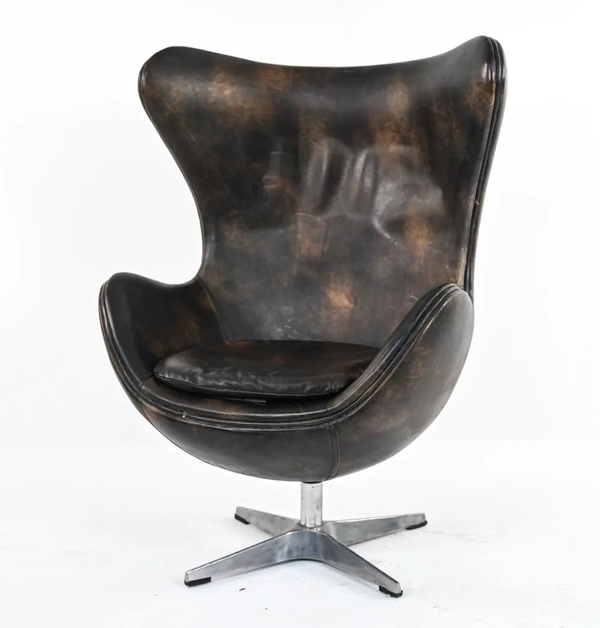 Copenhagen Leather Egg Chair