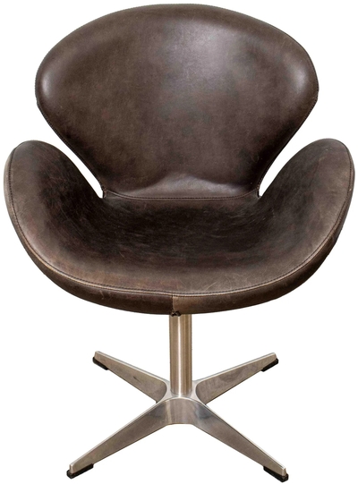 Arne Jacobsen Fritz Hansen Leather Swan Chair