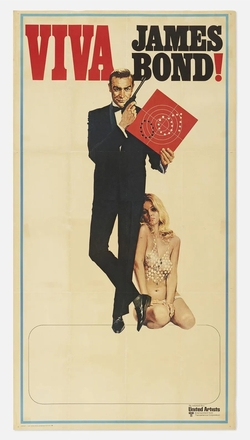 Viva James Bond Poster (framed)