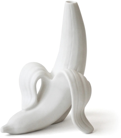 Banana Bud Vase- White | ÆRENA Galleries & Gardens Banana Bud Vase- White | ÆRENA Galleries & Gardens