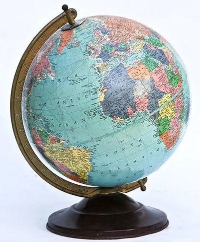 1960 Terrestrial Globe