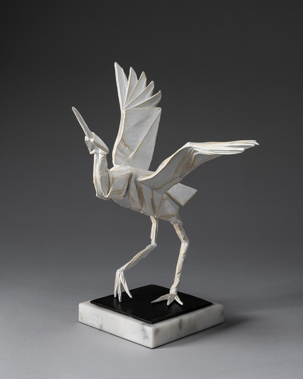 Dancing Crane - Maquette (wings up) 9/50- Kevin Box and Robert J. Lang