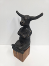 12" Contemplative Bull on Wood 9/500 (Gun Metal)